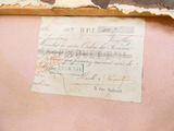 un bout de papier qui a été laissé sur la table