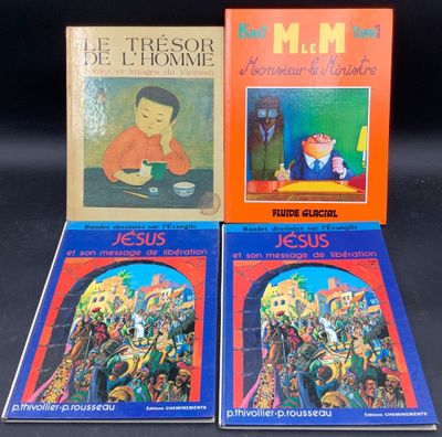 trois livres pour enfants sur Jésus et la vie de Jésus