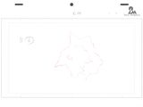a drawing of a cat on a white sheet of paper