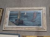 une photo d'un tableau accroché au mur à côté d'autres tableaux