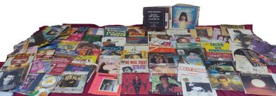 Important ensemble de disques vinyles T45 dont Cliff Richard…