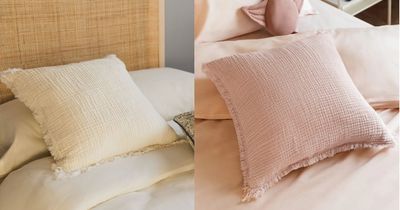 Lot de 4 Coussins carrés JOBERT SKLUM en gaze de coton , 45x…