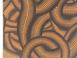an image of a brown and black pattern with circles