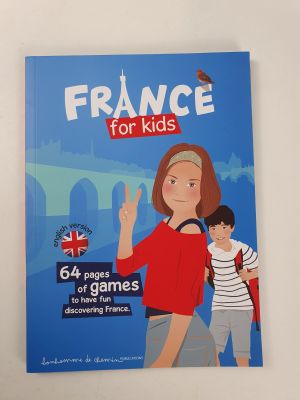la couverture du livre « La France pour les enfants », avec un dessin représentant une femme et un garçon