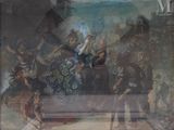a picture of a painting on the wall of a building