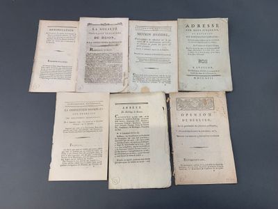 Sept documents révolutionnaires sur le département de la Côt…