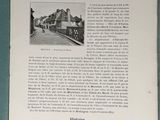 a sign on the wall describing the history of the train