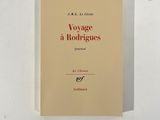 la couverture du livre *Voyage : le journal de Rodriques*