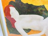 une image d'un tableau représentant une femme allongée sur un lit