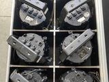 six different types of machinery in a metal case