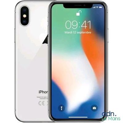 Apple iPhone X 64 Go argenté