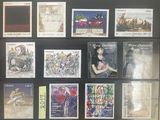 a picture of a picture of a collection of stamps