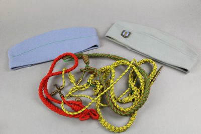 a lot of items that are laying out on the table