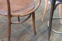 THONET (Ets) Autriche, vers 1900, chaise d'enfant en bois co… (photo 3)