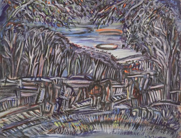 Jacques CHEVALIER (1924-1999) – Suite de 3 abstractions. Gouaches...