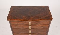 Petite commode formant "écritoire" en placage de bois de vio… (photo 2)