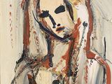 une image d'un tableau représentant une femme assise sur une chaise