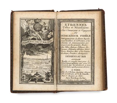an open book with a picture of a man riding on a horse