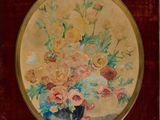 une image d'une peinture de fleurs dans un vase