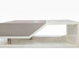 an image of a modern coffee table in white and grey