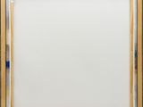 a painting of a wooden frame with a white background