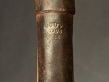 a close up of a baseball bat with a wooden handle