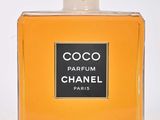 chanel coco parfum perfume bottle on a white background