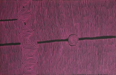 Ronnie Tjampitjinpa (Pintupi) (1943-2023) Fire Dreaming / Le…