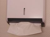 un distributeur de papier toilette fixé au mur à côté d'un autre distributeur de papier toilette