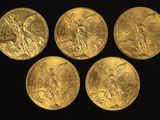 four gold sovereigns of the united states of america