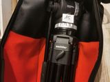 the camera is sitting in the bag on the floor next to the floor