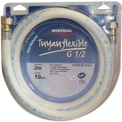 906 / Tuyau gaz ville à visser 1,5 m - MISTRAL - 34827…