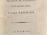 an open book with a title in french on it