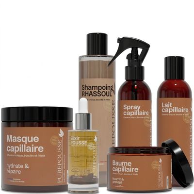 three bottles of shampooe, a bottle of shampooe, and a bottle of shampooe