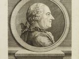 a black and white drawing of a man with a crown on his head