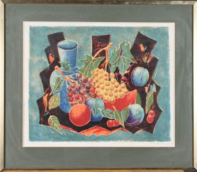 Tony AGOSTINI (1916-1990) Raisins et prunes