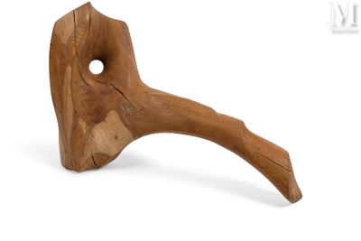 une image représentant un objet en bois sur fond blanc