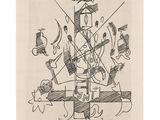 an image of a black and white drawing of a tree
