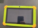 someone is taking a picture of a tablet with a cell phone in front of it