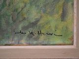 an image of a painting with writing on it in a frame