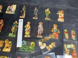 a lot of figurines that are on the table