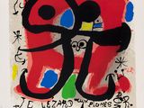an image of a red and black painting on a white background