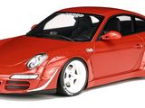 porsche 911 carros red car with white rims on a white background