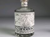 a bottle of alcohol that is sitting on a table