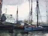 many boats that are sitting in the water