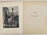 an open book with a picture of a man and a woman on it