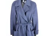 an image of a blue coat on a mannequin head