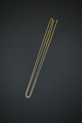 Longue chaine maille marine en or 18K 750 millièmes (sans fe…