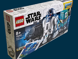 a box with a lego star wars set inside of it