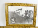la photo d'une photo représentant un homme dans un avion